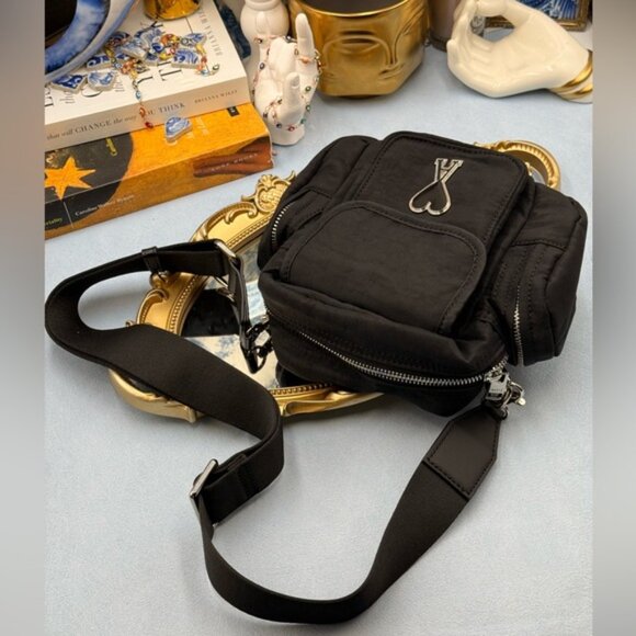 🆕 AMI 🧿 NWOT Tonal Heart Crossbody Pocket Bag - Picture 14 of 16